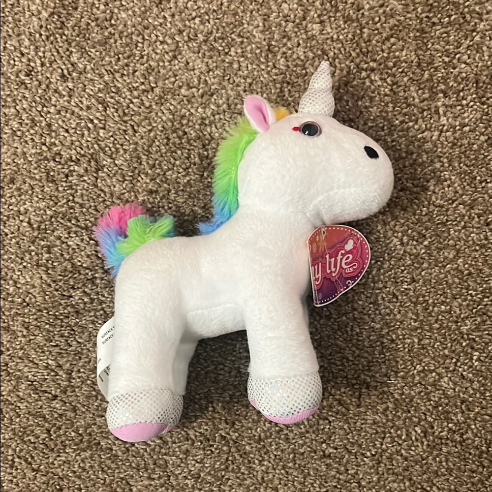 My Life As White Unicorn Plush Stuffed Animal Toy